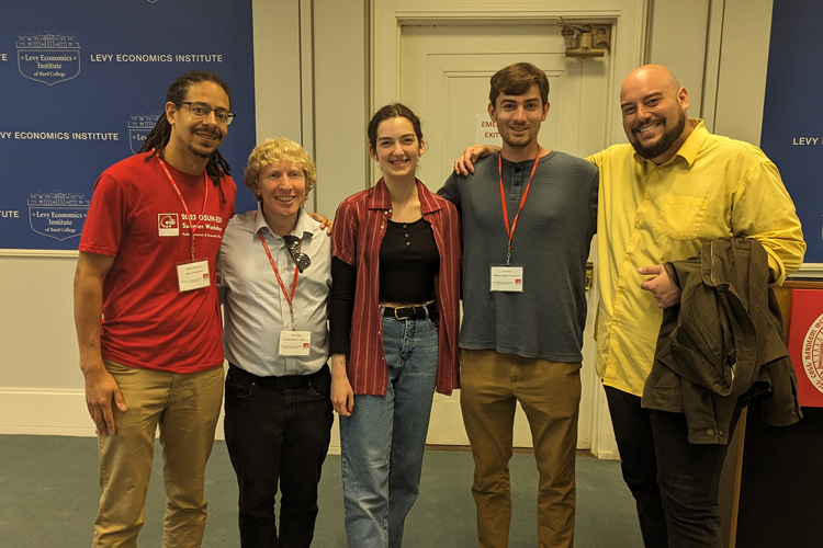 Matthew Robinson with his volunteer group